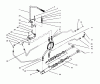Toro 73421 (416-H) - 416-H Garden Tractor, 1993 (3900001-3999999) Listas de piezas de repuesto y dibujos HYDROSTATIC SYSTEM