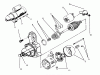 Toro 73421 (416-H) - 416-H Garden Tractor, 1993 (3900001-3999999) Ersatzteile STARTER