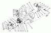 Toro 73421 (416-H) - 416-H Garden Tractor, 1995 (5901047-5999999) Ersatzteile HYDROSTATIC TRANSMISSION