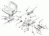 Toro 73421 (416-H) - 416-H Garden Tractor, 1995 (5901047-5999999) Ersatzteile SEAT