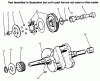 Toro 73422 (416-8) - 416-8 Garden Tractor, 1996 (6900001-6999999) Ersatzteile CAM & CRANKSHAFTS