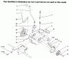 Toro 73422 (416-8) - 416-8 Garden Tractor, 1996 (6900001-6999999) Ersatzteile TRANSMISSION
