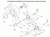 Toro 73423 (416-H) - 416-H Garden Tractor, 1996 (6900001-6999999) Ersatzteile WHEELS AND TIRES