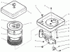 Toro 73423 (416-H) - 416-H Garden Tractor, 1997 (7900001-7999999) Ersatzteile AIR CLEANER