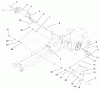 Toro 73449 (314-8) - 314-8 Garden Tractor, 1999 (9900001-9999999) Listas de piezas de repuesto y dibujos CLUTCH SYSTEM ASSEMBLY