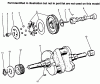Toro 73441 (416-8) - 416-8 Garden Tractor, 1996 (69000001-69999999) Ersatzteile CAM & CRANKSHAFTS