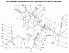 Toro 73441 (416-8) - 416-8 Garden Tractor, 1996 (69000001-69999999) Ersatzteile MANUAL LIFT SYSTEM