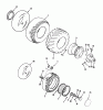 Toro 73501 (520-H) - 520-H Garden Tractor, 1993 (39000001-39999999) Ersatzteile WHEEL AND TIRES