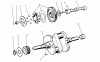 Toro 73501 (520-H) - 520-H Garden Tractor, 1995 (59000412-59002868) Ersatzteile CAMSHAFT & CRANKSHAFT