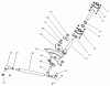Toro 74570 (170-DH) - 170-DH Lawn Tractor, 2000 (200000001-200999999) Ersatzteile STEERING ASSEMBLY