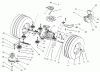Toro 74570 (170-DH) - 170-DH Lawn Tractor, 2000 (200000001-200999999) Ersatzteile TRANSMISSION DRIVE ASSEMBLY