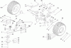 Toro 74570 (DH 210) - DH 210 Lawn Tractor, 2006 (260000001-260999999) Listas de piezas de repuesto y dibujos TRANSMISSION DRIVE ASSEMBLY