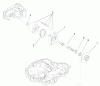 Toro 74573 (DH 200) - DH 200 Lawn Tractor, 2008 (280000001-280999999) Ersatzteile MOTOR SHAFT ASSEMBLY TRANSMISSION ASSEMBLY NO. 114-3155