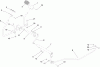 Toro 74573 (DH 200) - DH 200 Lawn Tractor, 2008 (280000001-280999999) Ersatzteile OPERATION - TRAVEL PEDAL ASSEMBLY
