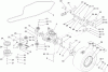 Toro 74573 (DH 200) - DH 200 Lawn Tractor, 2009 (290000481-290999999) Ersatzteile TRANSMISSION DRIVE ASSEMBLY