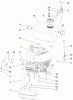 Toro 74585 (DH 210) - DH 210 Lawn Tractor, 2012 (SN 312000001-312999999) Ersatzteile ENGINE AND MUFFLER ASSEMBLY