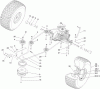 Toro 74585 (DH 210) - DH 210 Lawn Tractor, 2012 (SN 312000001-312999999) Ersatzteile TRANSMISSION DRIVE ASSEMBLY