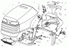 Toro 74590 (190-DH) - 190-DH Lawn Tractor, 2004 (240000001-240999999) Ersatzteile BODY AND HOOD ASSEMBLY