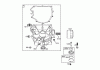 Toro 74591 (DH 220) - DH 220 Lawn Tractor, 2006 (260000001-260999999) Ersatzteile CRANKCASE ASSEMBLY BRIGGS AND STRATTON 441577-0120-E1