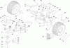 Toro 74591 (DH 220) - DH 220 Lawn Tractor, 2006 (260000001-260999999) Ersatzteile TRANSMISSION DRIVE ASSEMBLY