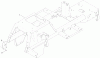 Toro 74593 (DH 220) - DH 220 Lawn Tractor, 2011 (311000001-311000400) Ersatzteile FRAME KIT ASSEMBLY NO. 120-8750