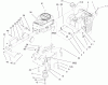 Toro 77102 (16-38G) - 16-38G Lawn Tractor, 2000 (200000001-200999999) Ersatzteile ENGINE SYSTEMS COMPONENTS ASSEMBLY