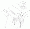 Toro 77102 (16-38G) - 16-38G Lawn Tractor, 2000 (200000001-200999999) Ersatzteile FIXED STEERING ASSEMBLY