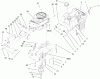 Toro 77104 (16-38H) - 16-38H Lawn Tractor, 2000 (200000001-200999999) Ersatzteile ENGINE SYSTEMS COMPONENTS ASSEMBLY