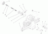 Toro 77104 (16-38H) - 16-38H Lawn Tractor, 2000 (200000001-200999999) Ersatzteile HYDRO TRANSAXLE ASSEMBLY #2