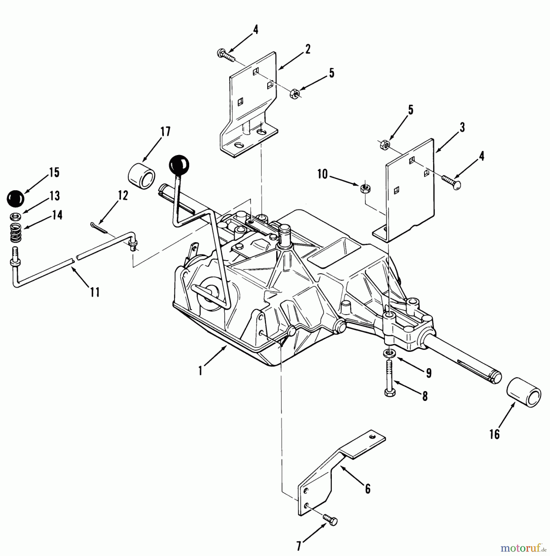  Toro Neu Mowers, Lawn & Garden Tractor Seite 2 92-11BF01 (B-111) - Toro B-111 6-Speed Tractor, 1979 6-SPEED TRANSMISSION #1