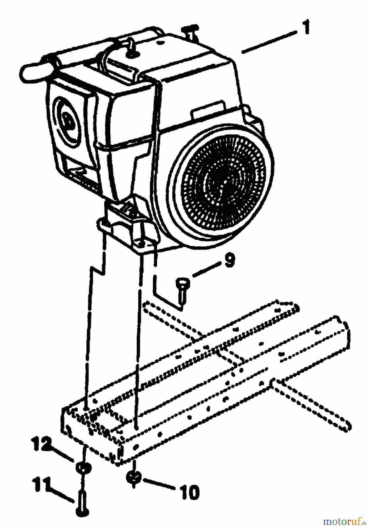  Toro Neu Mowers, Lawn & Garden Tractor Seite 2 R1-12K804 (312-8) - Toro 312-8 Garden Tractor, 1992 (2000001-2999999) ENGINE