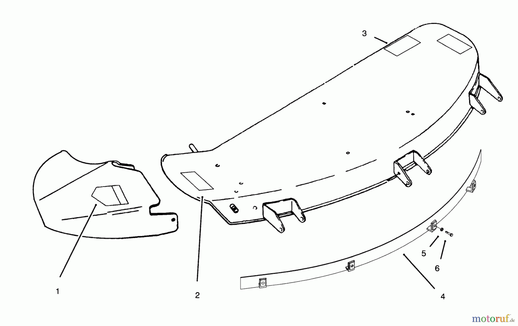 Toro Neu Accessories, Mower 93-9266 - Toro CE Kit For Model 78360 DECK ASSEMBLY