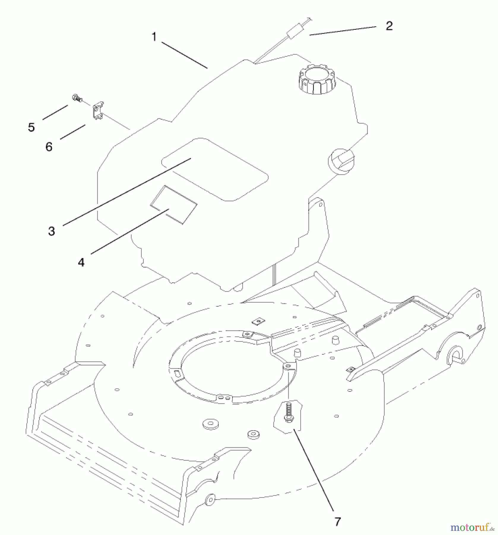  Toro Neu Accessories, Mower 98-9240 - Toro Proline Conversion Kit, GTS 200 BBC Engine ENGINE ASSEMBLY