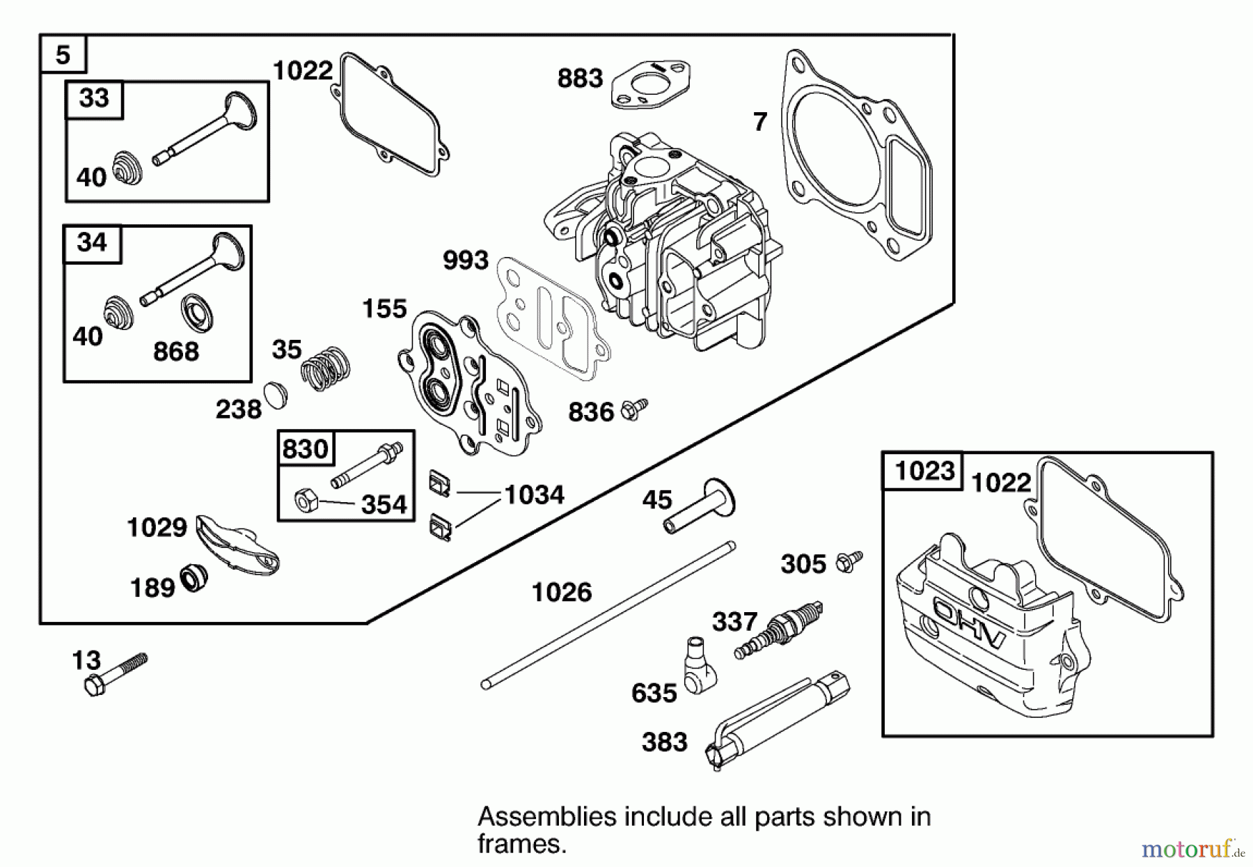 Toro Neu Accessories, Mower 98-9240 - Toro Proline Conversion Kit, GTS 200 BBC Engine ENGINE GTS-200 #2