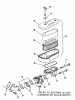 Toro 33-11B602 (111-6) - 111-6 Rear Engine Rider, 1988 Ersatzteile AIR FILTER & CARBURETOR