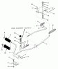 Toro 33-11B602 (111-6) - 111-6 Rear Engine Rider, 1988 Ersatzteile CLUTCH, BRAKE LINKAGE