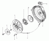 Toro 33-11B602 (111-6) - 111-6 Rear Engine Rider, 1988 Ersatzteile RECOIL STARTER