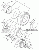 Toro 33-11B602 (111-6) - 111-6 Rear Engine Rider, 1988 Ersatzteile WHEELS AND TIRES