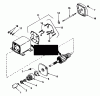 Toro 56044 - 25" Premium Rider Keylectric, 1981 (1000001-1999999) Ersatzteile 12 VOLT ELECTRIC STARTER NO. 33606