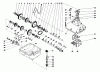 Toro 56044 - 25" Premium Rider Keylectric, 1981 (1000001-1999999) Ersatzteile TRANSMISSION ASSEMBLY - 26-5440