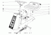 Toro 56108 - 32" Sportsman Recoil, 1973 (3000001-3999999) Ersatzteile BLADE CLUTCH AND STEERING WHEEL ASSEMBLY