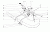 Toro 56108 - 32" Sportsman Recoil, 1973 (3000001-3999999) Ersatzteile CUTTER HOUSING LINKAGE