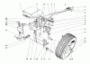 Toro 56108 - 32" Sportsman Recoil, 1973 (3000001-3999999) Ersatzteile FRONT AXLE AND WHEEL ASSEMBLY