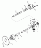 Toro 56125 (7-25) - 7-25 Rear Engine Rider, 1983 (3000001-3999999) Ersatzteile DIFFERENTIAL ASSEMBLY NO. 44-7300