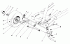 Toro 56125 (7-25) - 7-25 Rear Engine Rider, 1983 (3000001-3999999) Ersatzteile FRONT AXLE ASSEMBLY