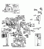 Toro 56145 (8-32) - 8-32 Rear Engine Rider, 1986 (6000001-6999999) Ersatzteile ENGINE BRIGGS & STRATTON MODEL NO. 191702-2160-01 8 H.P. REAR ENGINE RIDER RECOIL MODEL 56138 #2