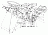 Toro 56145 (8-32) - 8-32 Rear Engine Rider, 1986 (6000001-6999999) Ersatzteile SEAT & STEERING WHEEL ASSEMBLY