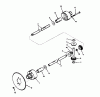 Toro 56145 (8-32) - 8-32 Rear Engine Rider, 1985 (5000001-5999999) Ersatzteile DIFFERENTIAL MODEL 100-024