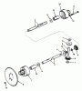 Toro 56155 (11-32) - 11-32 Rear Engine Rider, 1984 (4000001-4999999) Ersatzteile DIFFERENTIAL MODEL 100-024