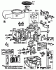 Toro 56155 (11-32) - 11-32 Rear Engine Rider, 1984 (4000001-4999999) Ersatzteile ENGINE BRIGGS & STRATTON MODEL NO. 252707-0633-01 #1